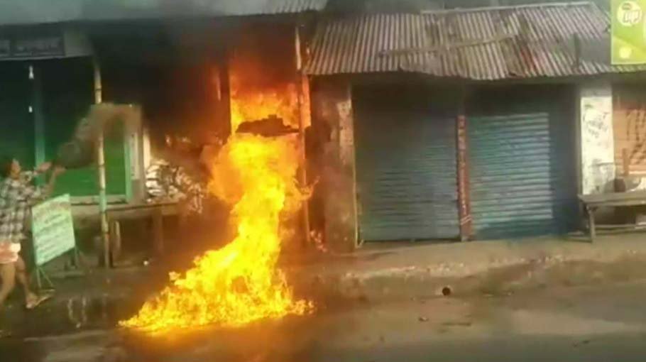 Boy burnt alive   in Bagerhat