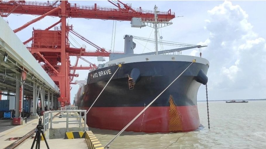 Five coal-laden foreign ships anchor at Pyara port