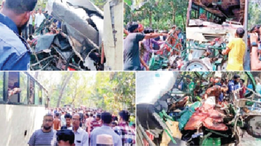 10 killed, 10 hurt in road crashes in 2 dists
