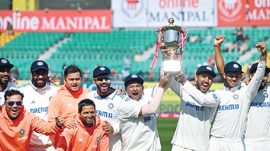 India claim top spot 