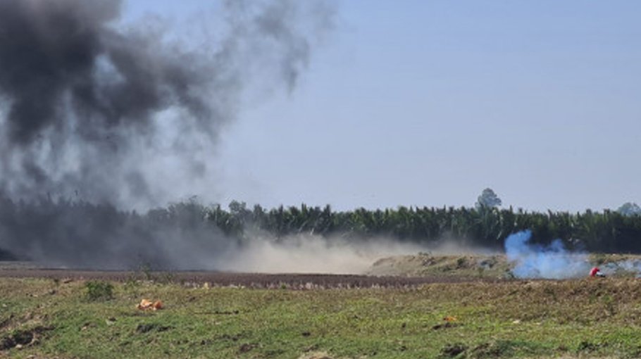 Unrest on Myanmar side of Teknaf  border again