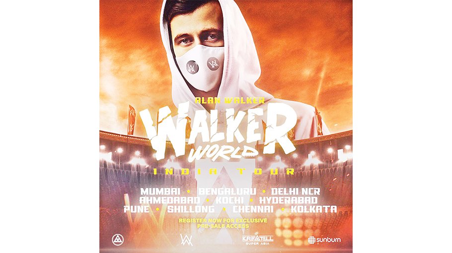 Alan Walker’s India tour on September