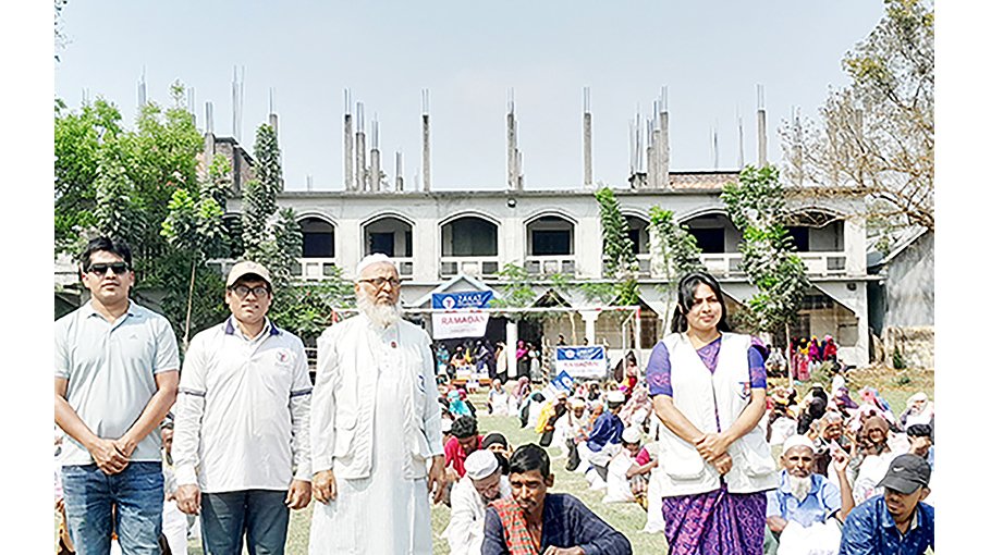 Food items distributed among low-income families in Sirajganj