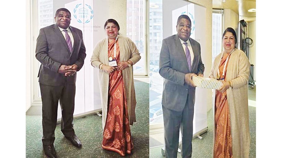 Speaker holds bilateral  meeting with IPU SG