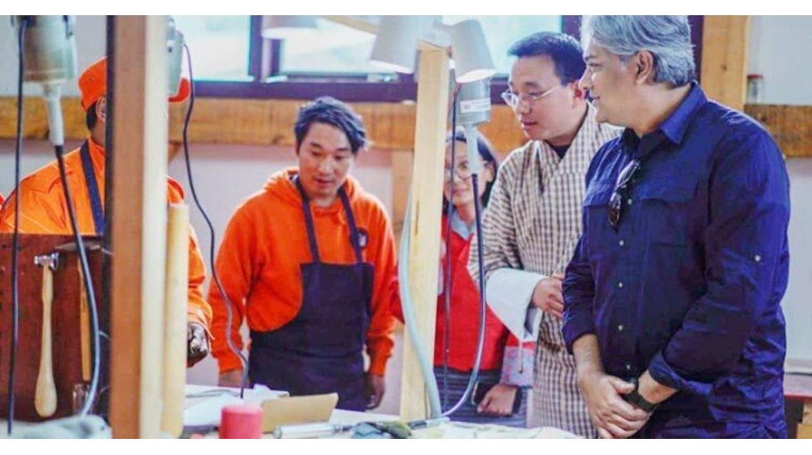 Arafat visits youth training center in Thimphu