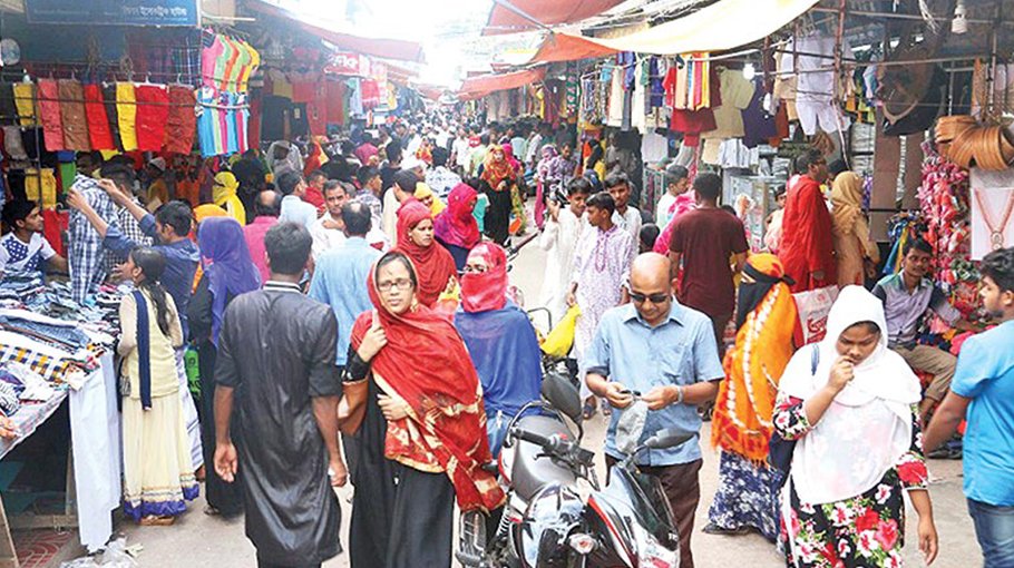 Eid-shoppers make Khulna markets vibrant
