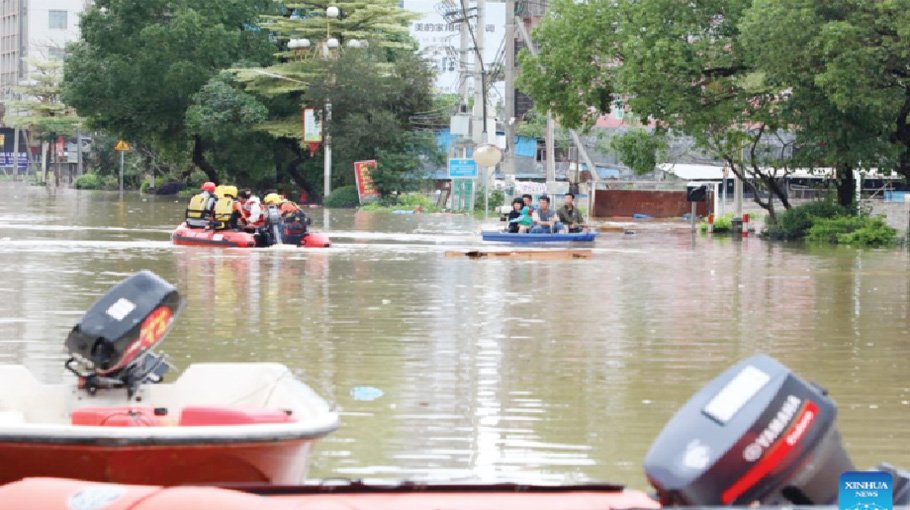 3 die, tens of thousands evacuated as storms strike south China