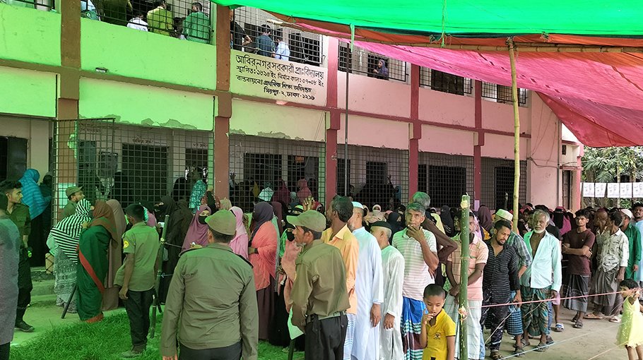 Election to 5 Lakshmipur unions held after 13 years