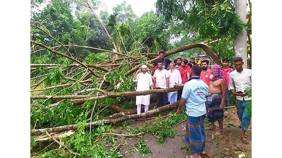 Nor’wester lashes Bandarban
