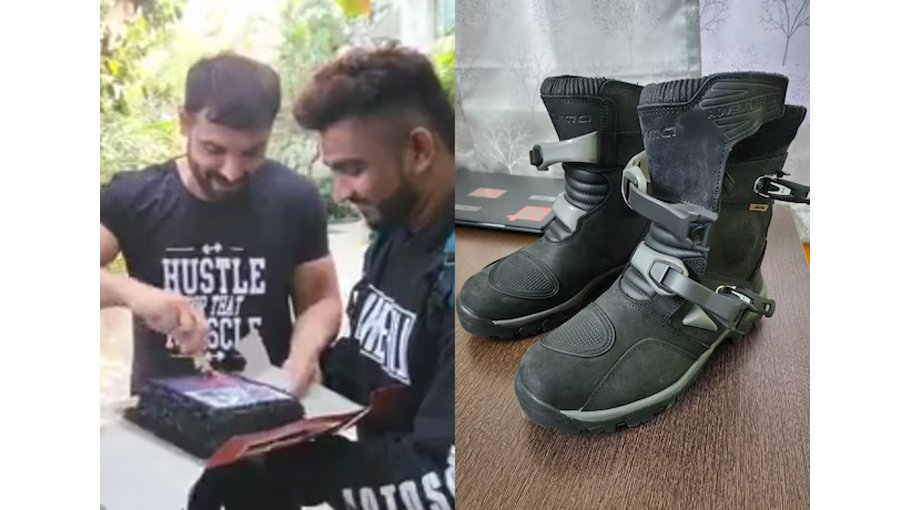 John Abraham gifts fan premium shoes