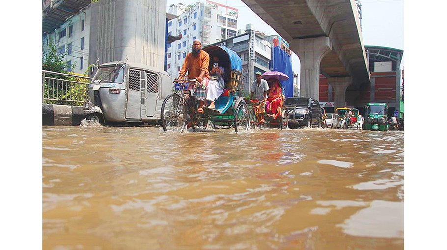 Dhaka waterlogged, poor drainage blamed