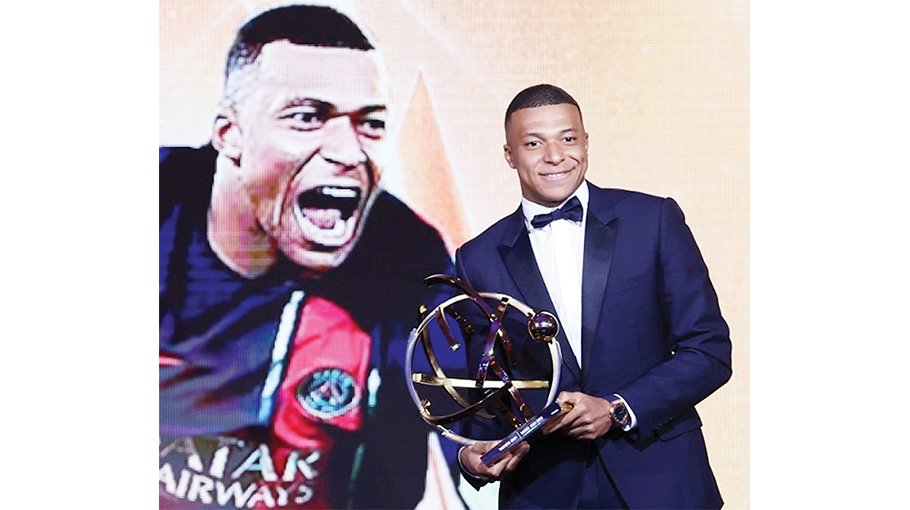 Mbappe named France's player of the year 