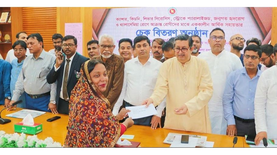 Tk 1.25cr distributed among 114 patients, 71 organisations in Khulna