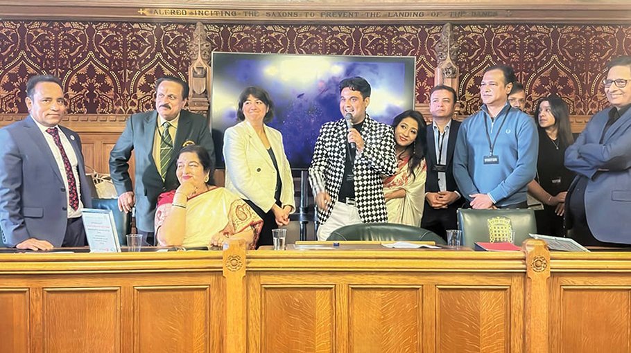 Asif, Anuradha’s song premiere at British Parliament