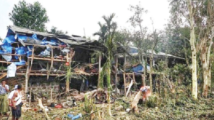 Junta airstrike kills woman, injures scores on Myanmar-Bangladesh border