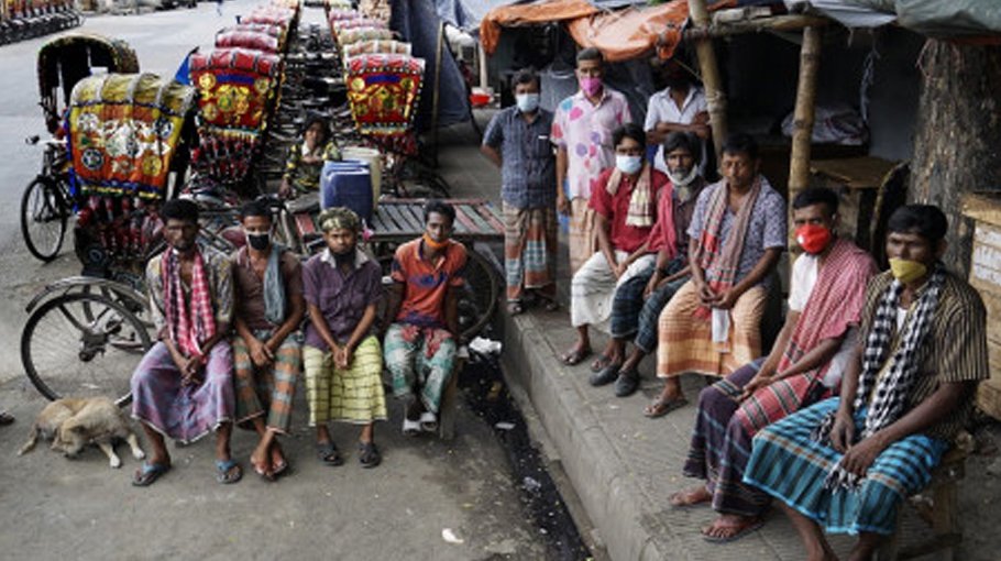 Low-income group rationing protein consumption