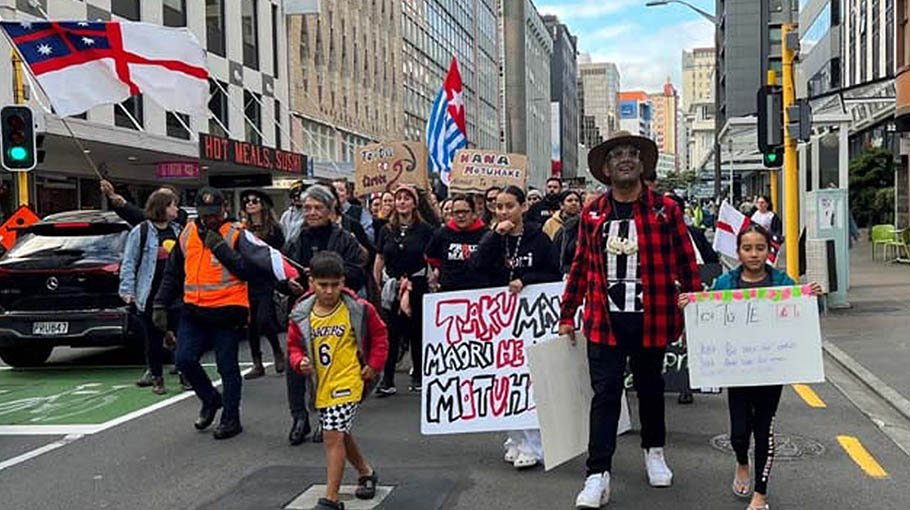 New Zealanders protest ‘anti-Maori’ govt policies