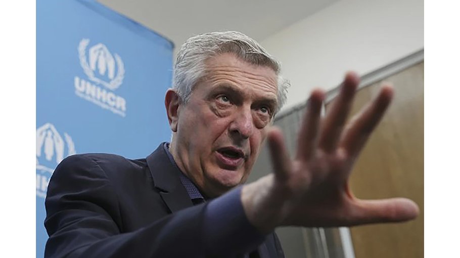 UN refugee chief blasts Security Council as 114m people displaced by war