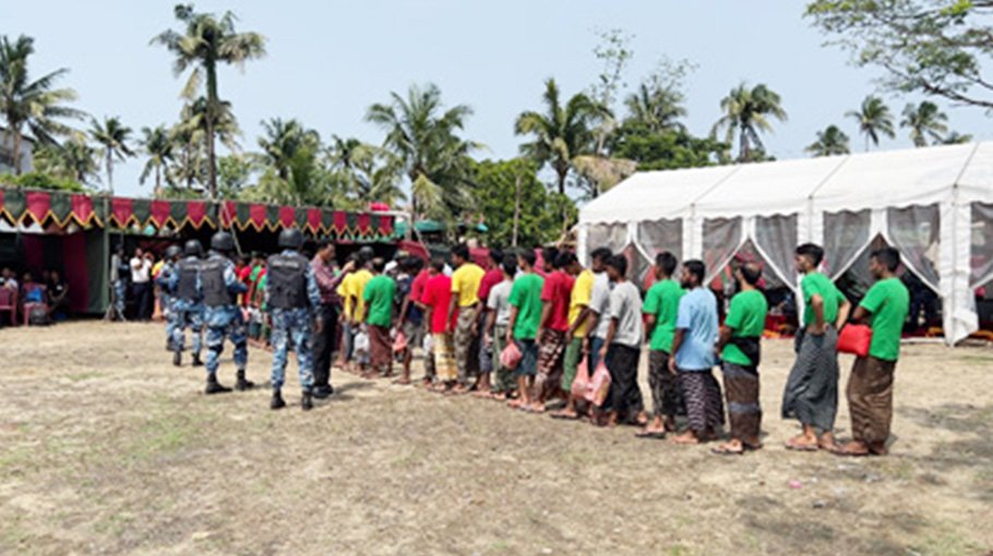 134 Myanmar defence forces sent back