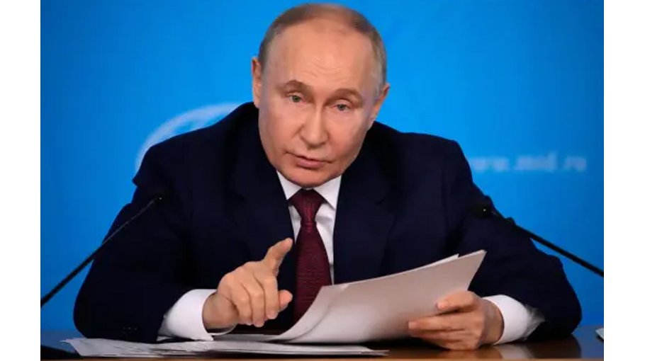 Truce if Ukraine exits Moscow-occupied areas and drops NATO bid:Putin