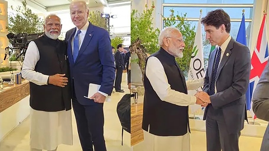 Modi holds separate talks with Biden, Trudeau