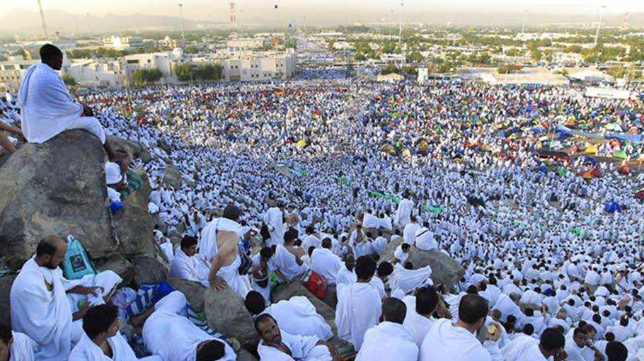 Muslims pray on Mount Arafat in hajj climax
