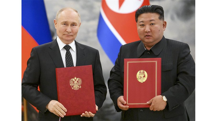 Putin, Kim sign partnership deal as rivalry deepens with West