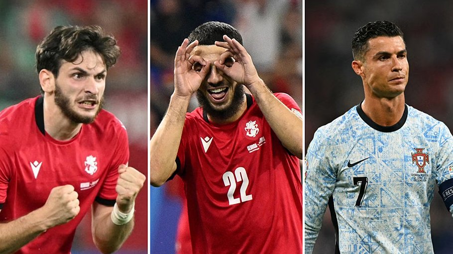 Georgia stun Portugal