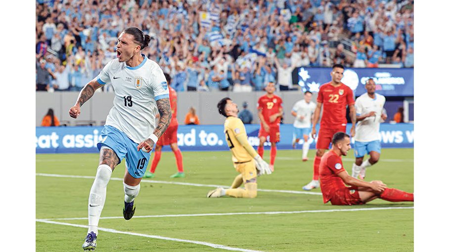 Uruguay put five past Bolivia  