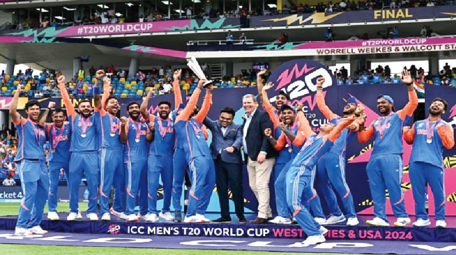 India erupts with joy