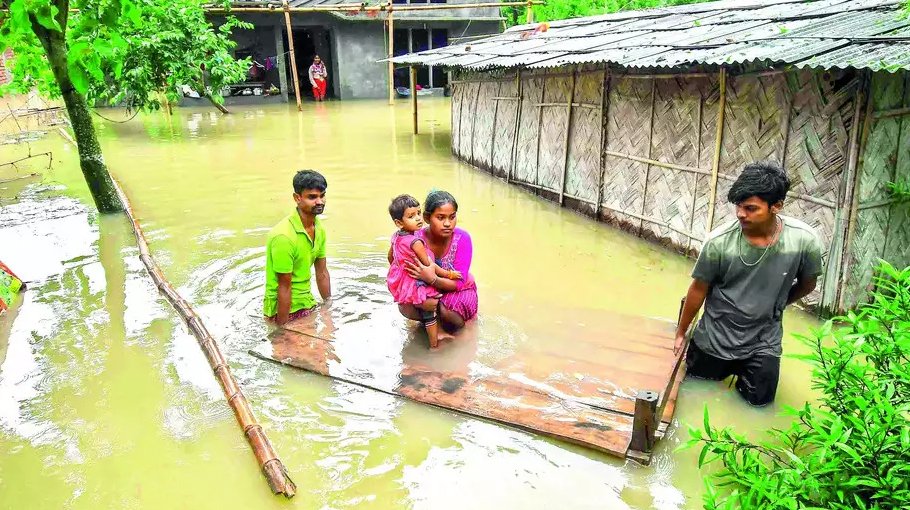 Floods, landslides kill 16 in northeast India