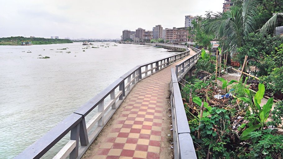 BIWTA constructs 31km walkway along river banks