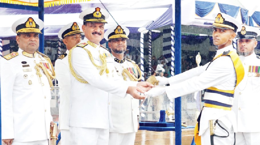 Admiral Dinesh K Tripathi attends Presidential Parade 