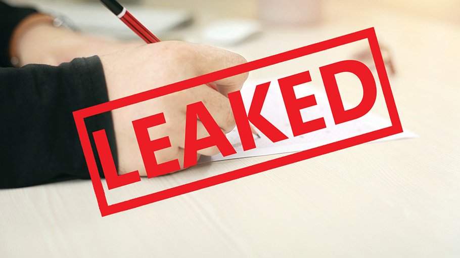 Half yearly evaluation exam question leaks raise concerns