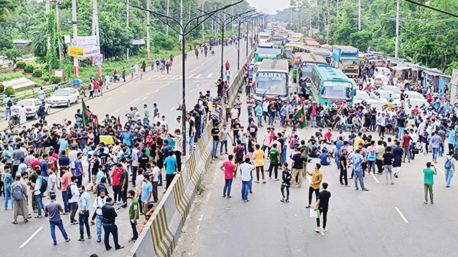 Anti-quota demos cripple country