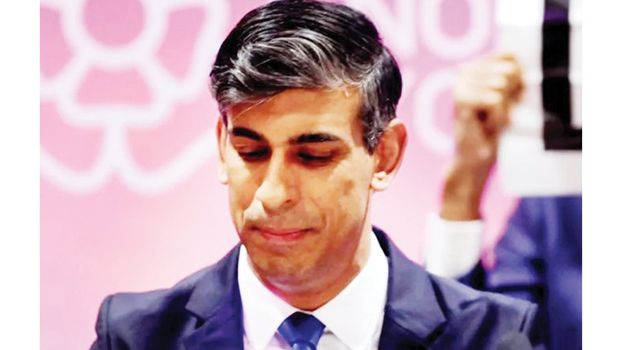 Sunak accepts responsibility for Tory defeat