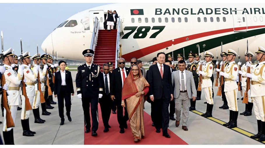 Sheikh Hasina’s trips  to India and China
