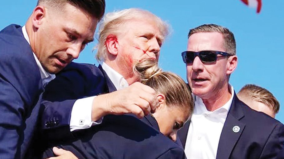 Bloodied Trump ‘safe’ after shots fired at rally