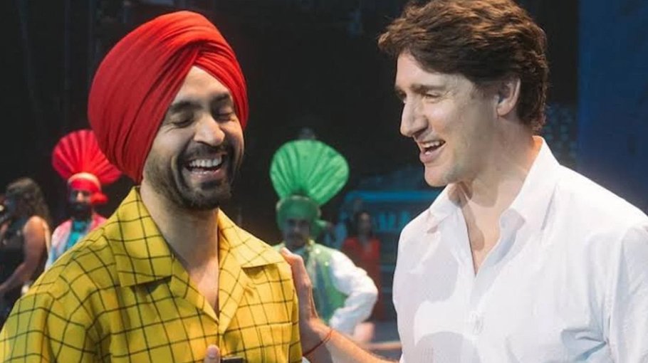 Justin Trudeau joins Diljit on stage