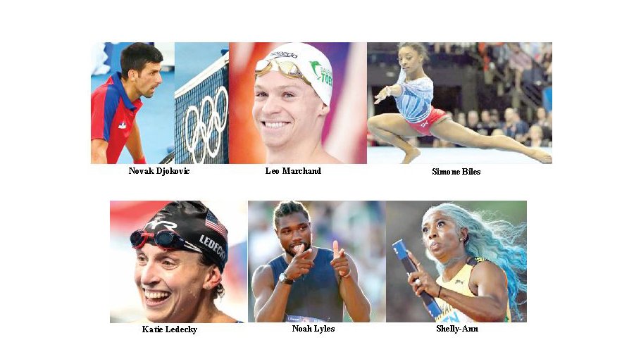 The great stars at Paris Olympics