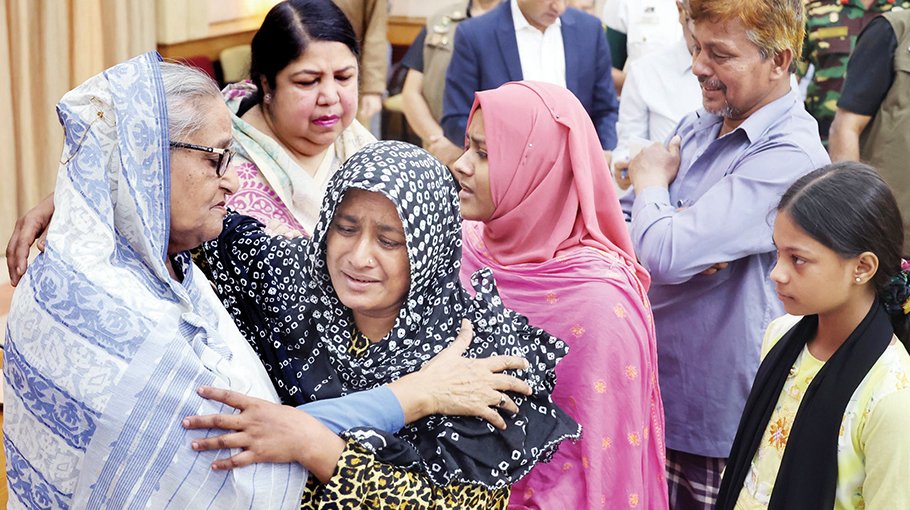 PM vows justice for  victims of violence