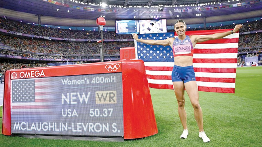 Sydney smashes world record to retain 400m hurdles crown