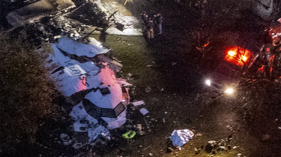 Plane crash in Brazil kills all 61 on board