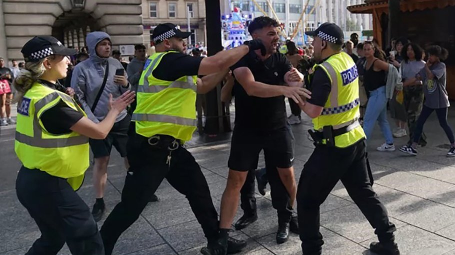 Dozens arrested as disorder continues in England