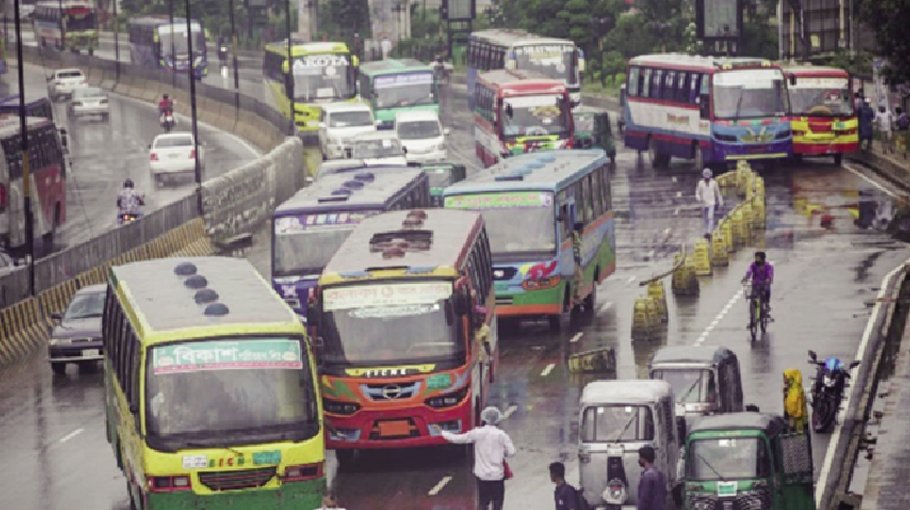 Half of city buses flouting rules 