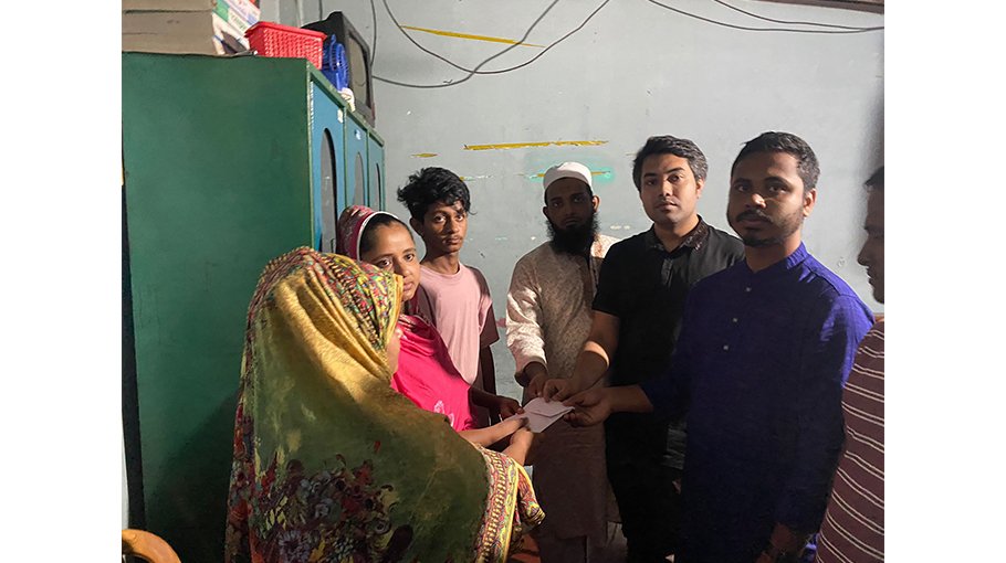 Ctg dist admin, student coordinators stand by his family