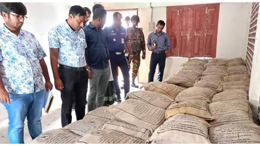 Huge relief goods seized from ex-MP’s residence in Khulna