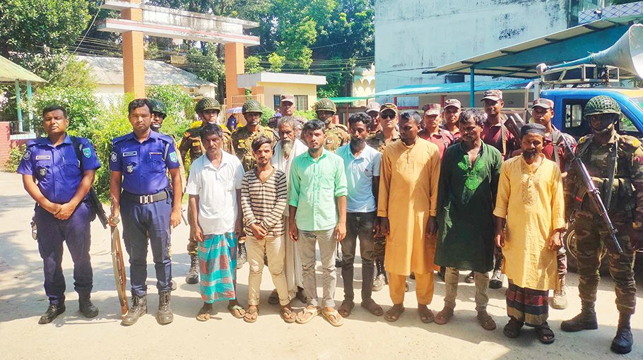 8 detained in Panchagarh for fraudulently collecting funds for flood victims