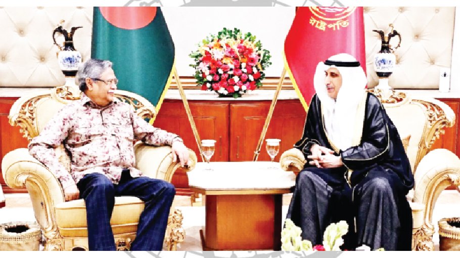 President urges Kuwait to recruit more manpower from Bangladesh