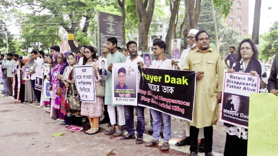 Kin demand return of disappeared people